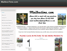 Tablet Screenshot of mailboxtime.com